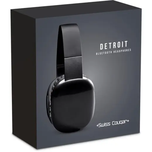 Swiss Cougar Detroit Bluetooth Headphones Box